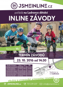 Dětské inline závody 23.10. od 14:30 hodin